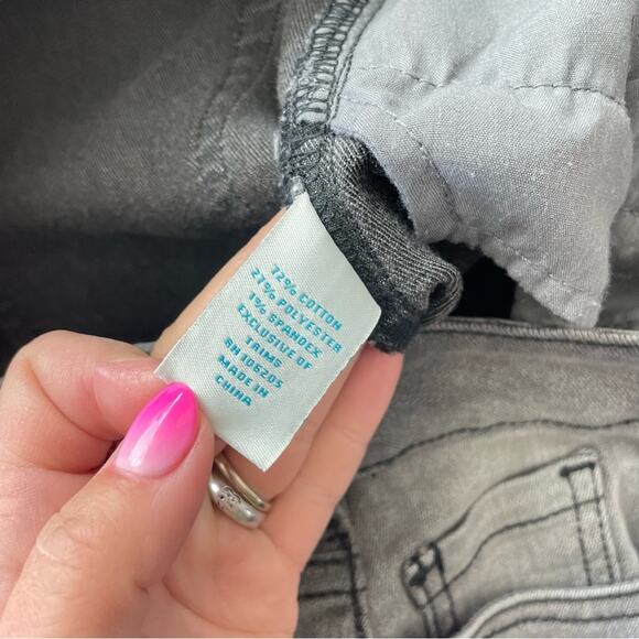 Sundance | Women’s Primrose Party Jeans Charcoal Grey Washed Sequins Glitter 27 - Picture 9 of 11